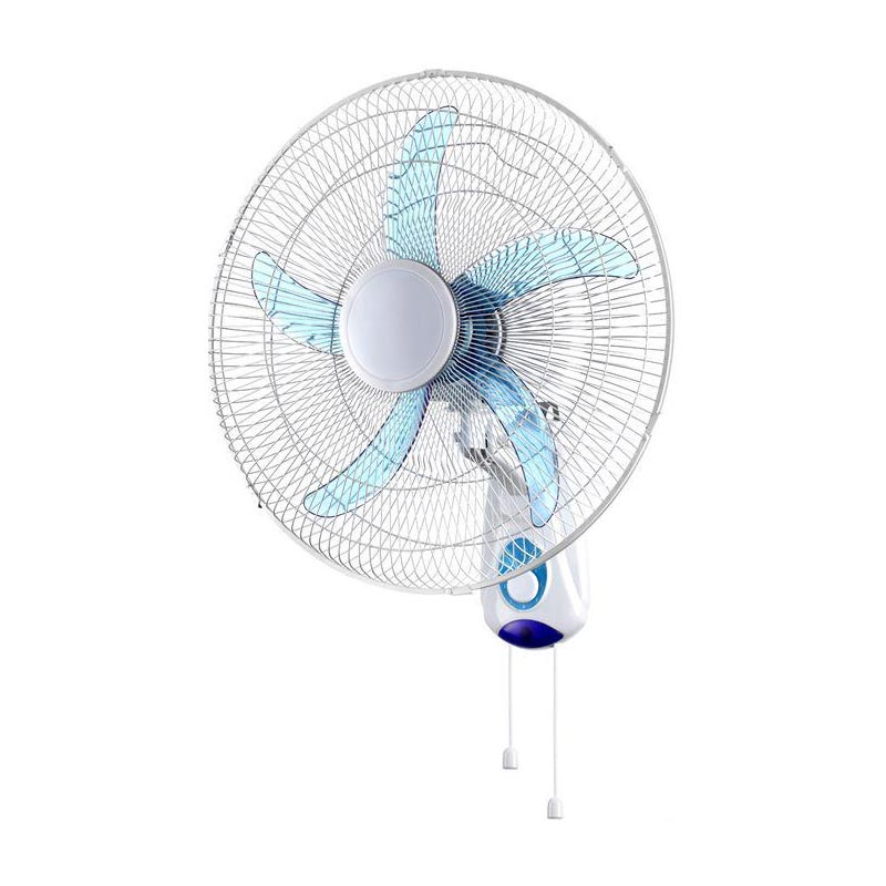 Ventilatore da parete con griglia in plastica
